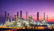 © Antonio Giordano - Petrochemical industry with Twilight sky.