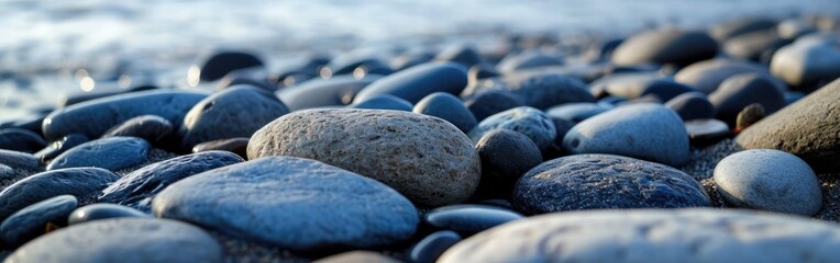 Wall Mural - Little stones and a backdrop of rocks