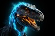 恐竜の顔,Generative AI AI画像