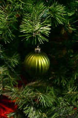 Poster - Green Christmas Ornament