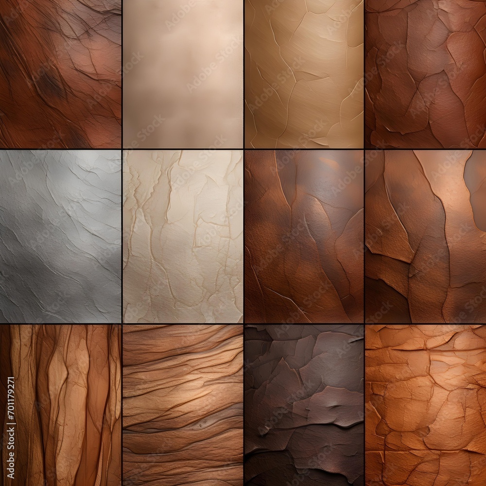 A variety of textures that can be used to add depth and dimension to ...
