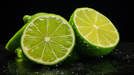 Wall Mural - fresh lime