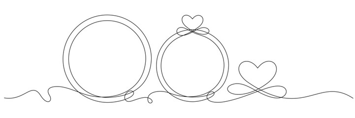 rings and heart