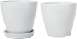 © PsychoBeard - ceramic flower pot set mockup isolated