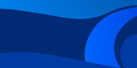 blue wave, water wave, lines, blue sky background. vector texture design poster banner abstract blue