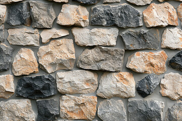 Wall background, with stone texture. natural stone color