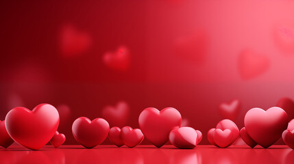 Beautiful background for Valentine's Day. AI generated.
