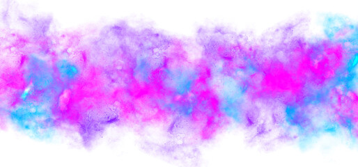 Canvas Print - colorful space cloud dust effect