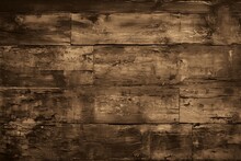 Worn Brown Wooden Planks - Weathered Texture With Peeling Paint - Background, Backdrop, Wallpaper - Aged, Vintage, Rustic - Shabby Chic - Painted Wood