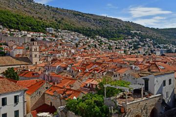 Wall Mural - Dubrovnik; Croatia - august 29 2022 : picturesque old city