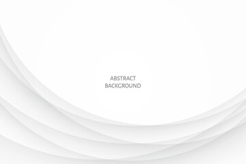 Abstract white and grey gradient background with curve paper shine and layer in modern style.