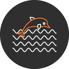 Sticker - Dolphin Icon