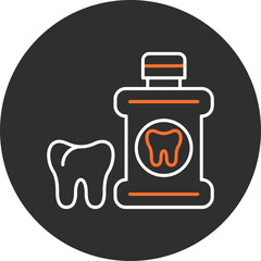 Canvas Print - Mouthwash Icon