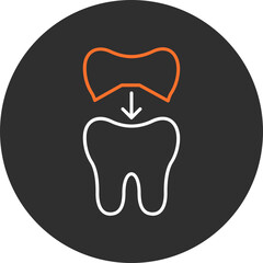 Sticker - Tooth Cap Icon