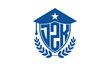 DZK three letter iconic academic logo design vector template. monogram, abstract, school, college, university, graduation cap symbol logo, shield, model, institute, educational, coaching canter, tech