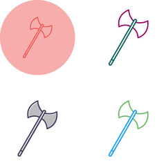 Sticker - Axe Vector Icon