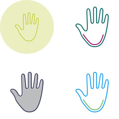 Sticker - Hand Vector Icon