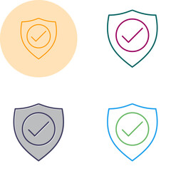 Poster - Verified Protection Vector Icon