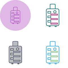 Canvas Print - Luggage Bag Vector Icon