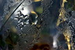 Kondenswasser in einer Glaskugel
