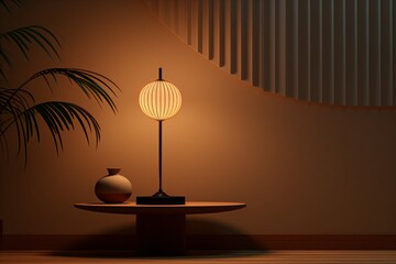 Wall Mural - A beautiful and luxurious lamp for home decor