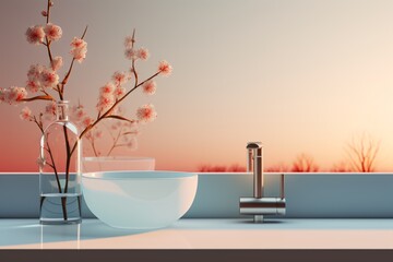 Wall Mural - A modern kitchen sink