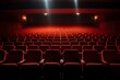 An empty movie theatre or auditorium