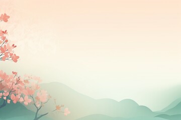 Wall Mural - Pastel colors abstract minimalistic wallpaper