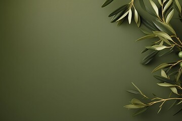 Wall Mural - olive green color wallpaper