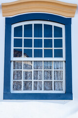 Wall Mural - Characteristic architecture in the historic Sao Joao del Rei, colonial city on Minas Gerais state, Brazil