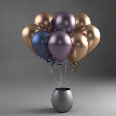 3d render of a balloon