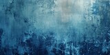 Fototapeta  - Textured blue and grey abstract background with distressed paint strokes.