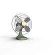 © kx59 - レトロ ビンテージ 扇風機 ファン fan CG Rendered Images 影付き 透過影 半透明影 透過PNG
