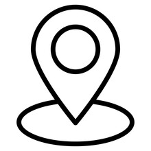 Location Pin Icon. Map Pin Place Marker. Location Icon. Map Marker Pointer Icon Set. GPS Location Symbol Collection. 