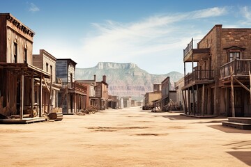 Old Town of Bodie, Mono County, California, USA, AI Generated