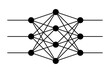 Diagram of a 3-layer artificial neural network
