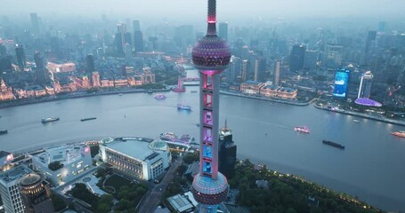 Poster - skyscrapers in shanghai