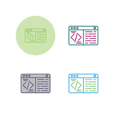 Coding Vector Icon