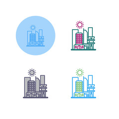 Poster - Cityscape Vector Icon