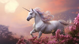 Fototapeta Konie - ユニコーンのイメージ - image of Unicorn - No3-10 Generative AI