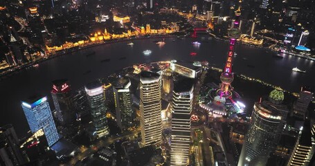 Poster - skyscrapers in shanghai