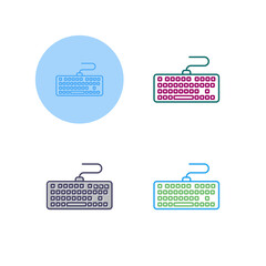 Canvas Print - Keyboard Vector Icon