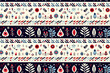 ethnic tribal ancient seamless pattern ornament on white background for traditional carpet