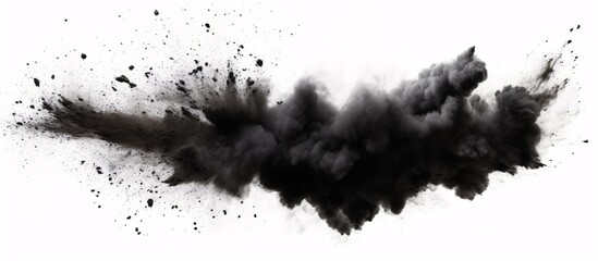 Abstract smoke splash background, dust splash concept illustration