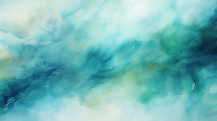 Poster - abstract blue watercolor background