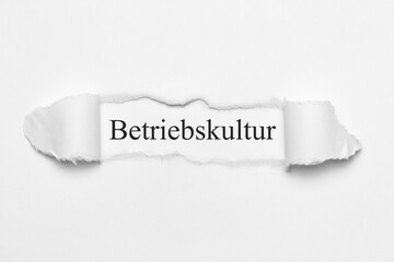 Canvas Print - Betriebskultur	
