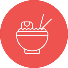 Poster - Local Cuisine Line Color Icon