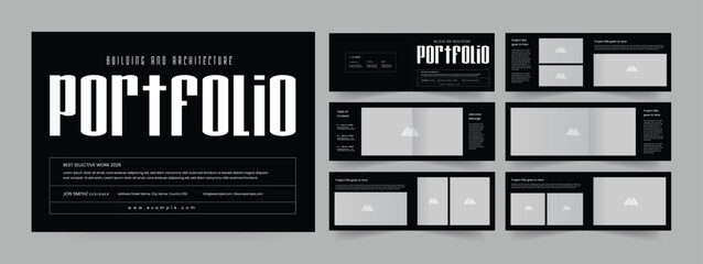 Wall Mural - landscape architecture portfolio for company.