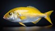 Fresh Dorado fish isolated on white  background