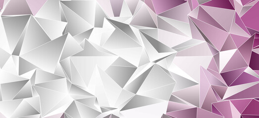 Wall Mural - Abstract Low-Poly background. triangulated texture. Design 3d. Polygonal geometrical pattern. Triangular modern style